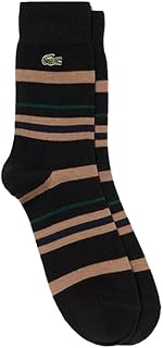 Lacoste 靴下[公式] ウールブレンドボーダークルーソックスメンズ