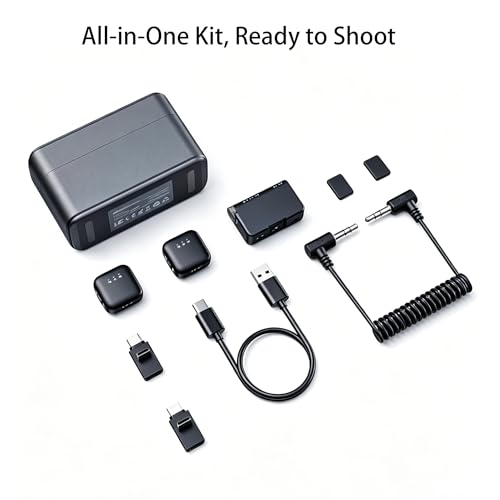 Mini micrófono inalámbrico Goodir Mic 2 para iPhone y Android con cancelación de ruido 2