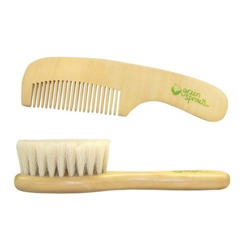 Gs Baby Brush & Comb Set Size Ea Green Sprouts Brush And Comb Set