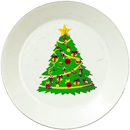 Melody Jane Dolls Houses Christmas Tree Plate Miniature Kitchen Dining Room Table Accessory image 3