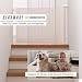CSL - Schutzgitter Treppe Baby – Baby Schutzgitter für Treppen und Türen – bis zu 180 cm – Kindersicheres Absperrgitter – Treppenschutzgitter ausziehbar - Sicherheitsgitter Safety Gate