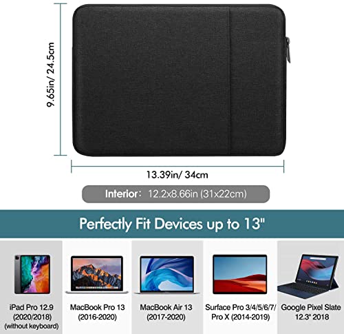 MOCA 13" Inch Laptop Sleeve Bag Pouch for MacBook Pro 14 M1 M2 M3 / MacBook Pro 13 inch/MacBook Air 13 inch/Xps, Pavilion 13 inch Universal Laptop... - Image 2