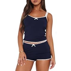 H Lace Trim Navy Blue