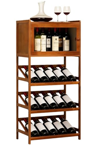 TUIYIDUO ���C�����b�N �E�C�X�L�[ �I ��e�ʎ��[ ��I ������� �X���� �{�g�����b�N �����A�N���� �|�� �C���e���A �ȒP�g�� �ȃX�y�[�X ���r���O���[�� �_�C�j���O���[���p ���{��������t��(4�i-52*32*116cm)(���F)