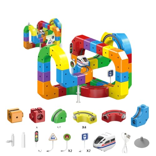 Angoda �d�ԃZ�b�g �t���L�V�u�����[�X�g���b�N 3D ���ߍ��݃��C�A�E�g���H�g���Ă������� �d�͋t���d���ԕt�� ���R���C�A�E�g�\ �n���͈琬 �j�̎q���̎q�Ή� �N���X�}�X�a�����v���[���g�ɍœK (�}�W�b�N�L���[�u�g���b�N�y81�s�[�X�Z�b�g�z�񎥐Ύ�