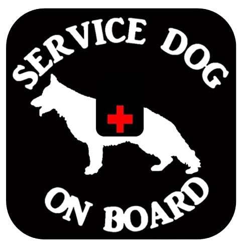 Service Dog German Shepherd Sticker Decal TP 1365 6 inch training