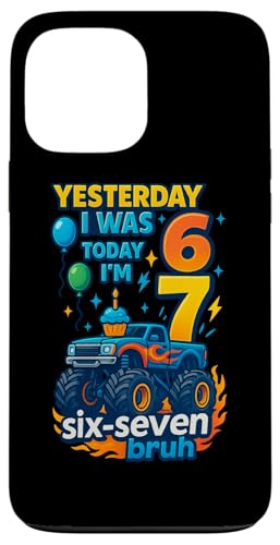 ̂6 傤7 Six Seven Bruh ~[ TVc o[Xf[ Gen Z Alpha X}zP[X iPhone 13 Pro Max p