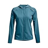 Logotipo Under Armour Mujer Storm Run Capucha Chaqueta Deportiva Franela Azul XL