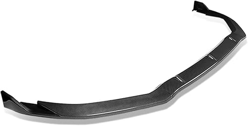 DNA MOTORING 2-PU-586-PCF Borde de parachoques delantero estilo GT compatible con Nissan Máxima 16-18, fibra de carbono simulada pintada