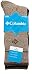 Columbia Men's Cotton Crew, Khaki/Brown, 10-13 Sock Size (Shoe Size 6-12)