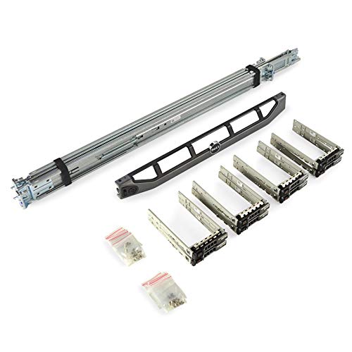 Dell PowerEdge R420 Upgrade Kit (Rails + Bezel + 8X SFF Caddies) (Renewed)
