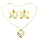 Honbay 2PCS Alloy Bee Hair Side Combs Exquisite Small Teeth Hair Combs Pins Hair Accessories and...
