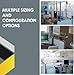 OBEX Acrylic Mounted Large Brackets Quality Desk Privacy Panel & Divider for Your Office Cubicle-Increase Separation & Improve Productivity (Frosted, 18