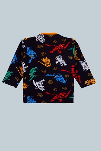 Image of 3BROS BodySuit /Dress for Boys /Girls Full Pajama & Casual Full Sleeves Night Suit Top Combo Kids Set