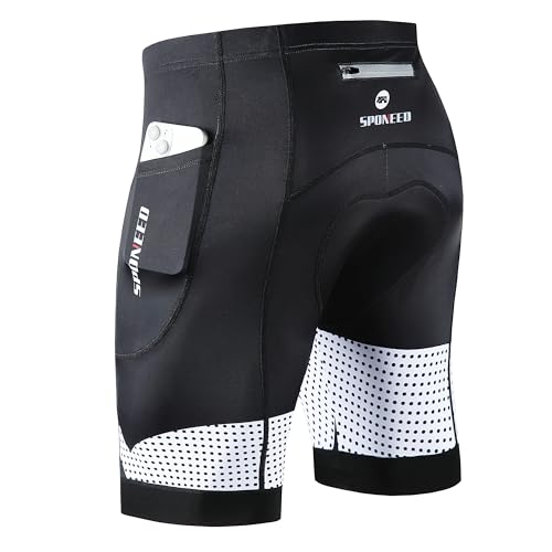 Image of sponeed Men's Cycling Shorts Padded Bicycle Riding Pants Bike Biking Clothes Cycle Wear Tights