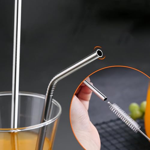 2 Stück Schlauchbürste Lang,Schiebedach Reinigungsbürste,Edelstahl Flaschenbürste,Pfeifenreiniger,Abflussbürste,Strohhalmbürste,Rohrbürste,Strohhalm Bürste,Cleaner Brush für Strohhalmrohr,Schlauch