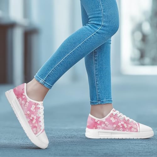Womens Canvas Sneakers Flower Shoes for Women Lightweight & Comfort Casual Shoes4