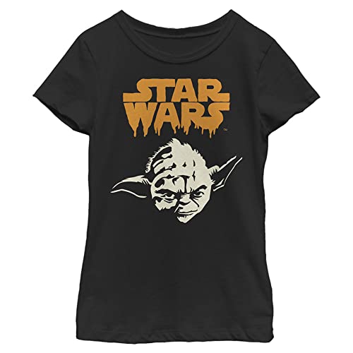 T-shirt Star Wars fille noir souple résistant pour enfant actif