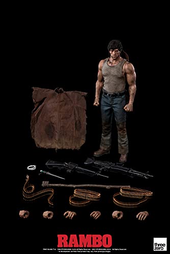Threezero Rambo: First Blood John Rambo 1:6 Scale Collectible Figure,Multicolor #TOP1
