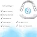ZSS Dientes Superiores, Prótesis Dental Provisional Dientes, Postizas Reales Snap On Sonrisa...