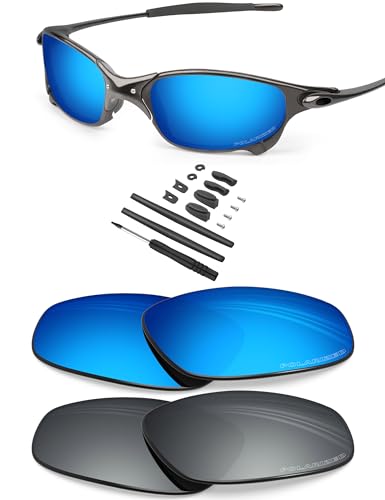 Image of BLAZERBUCK Anti-salt Polarized Replacement Lenses for Oakley Juliet - 2 Pairs