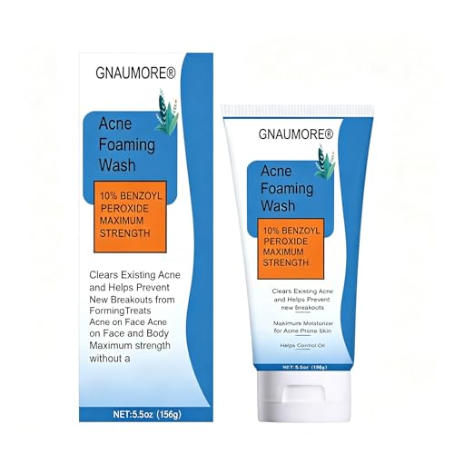 Acne Foaming Wash Acne Foam,Acne Cleansing Foam,Limpiar Los Poros,Adecuado Para Todo Tipo De Piel,156G
