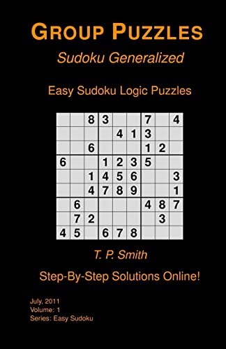 Easy Sudoku Logic Puzzles, Vol 1