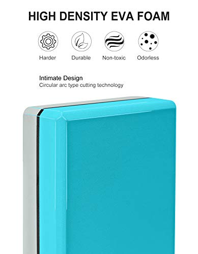 image for Haining Non-Slip Yoga Block (2 Pack) High Density EVA Foam Block for Y