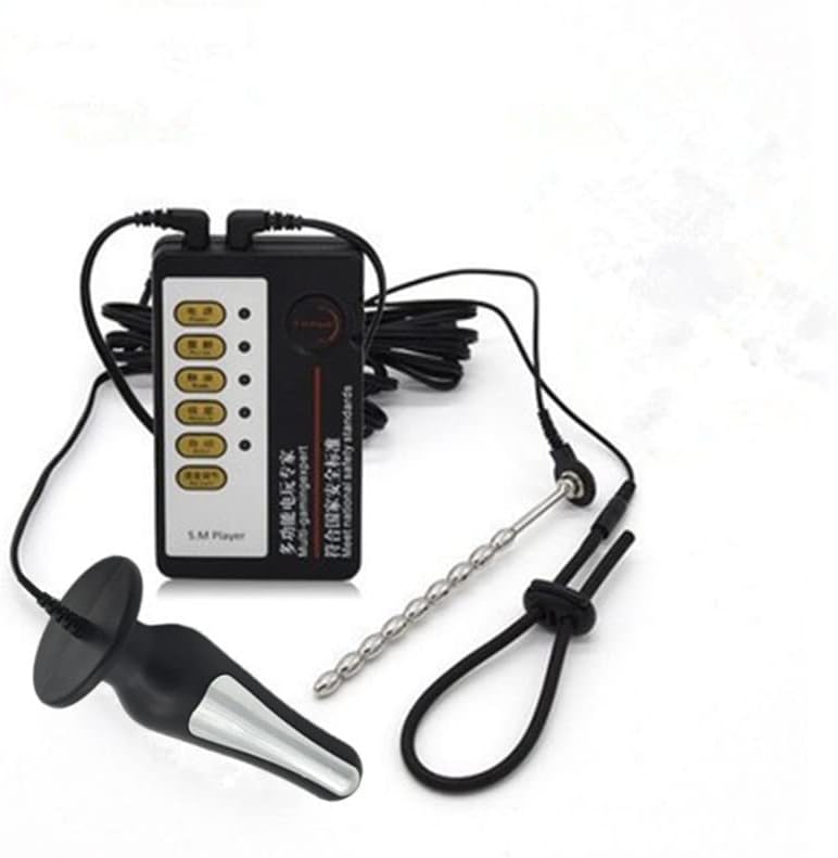 Electroshock Massage Male Anal Plugs & Urethral Plugs & Penis Rings Anal Penis Masturbation Sex Tools Erotic Toys for Man