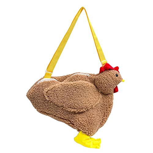 menolana Bolsas Casual Pelúcia Bolsa Esposa, Cáqui