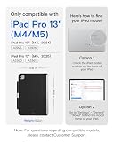MOFT Etui na tablet iPad Pro 12,9″ (3. 4. 5. 6. Gen) i iPad Air 13″ (M2 M3) z uchwytem na długopis, magnetyczne etui kompatybilne z Magic Keyboard, MOFT Folio i stojakiem na tablet, czarne