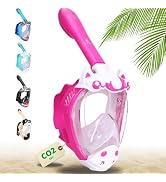 Khroom® Palmes Courtes réglables avec Sac à Palmes à Suspendre Taille 34-45 | avec Talonnette Souple | Palmes Courtes de Natation pour Adultes Femmes & Hommes | Palmes de plongée (34-49, Blue