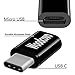 Micro USB to USB C Adapter 10 Pack Aluminum Woodcovo Converter Micro USB to Type C USB Adapter Data Syncing and Charging Converter for Samsung,MacBook,ChromeBook Pixel,Nexus