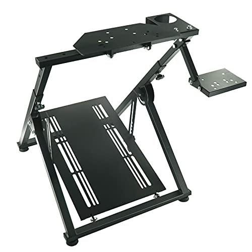 G920 Racing Steering Wheel Stand with Cup Holder for Logitech G27/G25/G29/G920 Gaming Racing Simulator Wheel Stand, Without Wheel, Shifter and Pedals