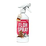 Petsly® Flohspray für Wohnung und Möbel 500ml - Anti Floh Spray Wohnung für Textilien, Teppiche, Sofas & Körbchen - Geruchsneutral, Fleckenfrei, Kinderfreundlich - Spray gegen Flöhe
