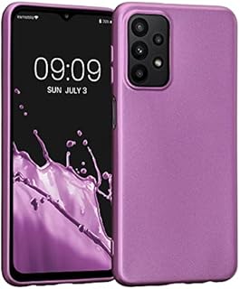 kwmobile TPU Case Compatible with Samsung Galaxy A23 4G / 5G - Case Soft Slim Smooth Flexible Protective Phone Cover - Blue Green