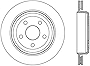 StopTech 128.58007L Sport Cross Drilled Brake Rotor (Rear Left), 1 Pack