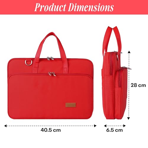 Image of Protecta Windfall 15.6 Inch Laptop Bag for Men & Women - Durable, Water-Repellent Office & Travel Macbook Messenger Bag with Padded Laptop Sleeve, Stylish Bag for Work, School and College