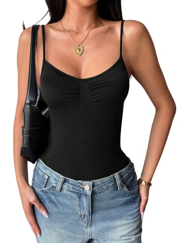 Body d'été pour femme ajusté pour en finir avec les hauts qui se froissent