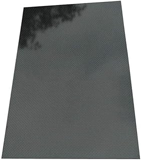 300x500x(0.5-5) mm 3K Black Plain Weave Carbon Fiber Plate Sheet Glossy Carbon Fiber Board Panel High Composite RC Material