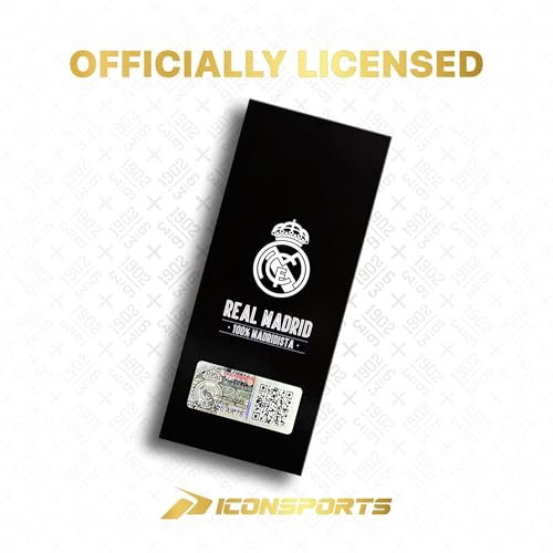 Icon Sports Officially Licensed Real Madrid Soccer T-Shirt – Official Team Jersey Style Short Sleeve Athletic Football Tee – Game Day Activewear for Fans - Medium - image 7