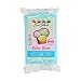 FunCakes Fondant Baby Blue: Baby Blue kolor, łatwy w użyciu, gładki, elastyczny, miękki i delikatny, idealny do dekoracji tortów, halal, koszernych i bezglutenowych. 250 g