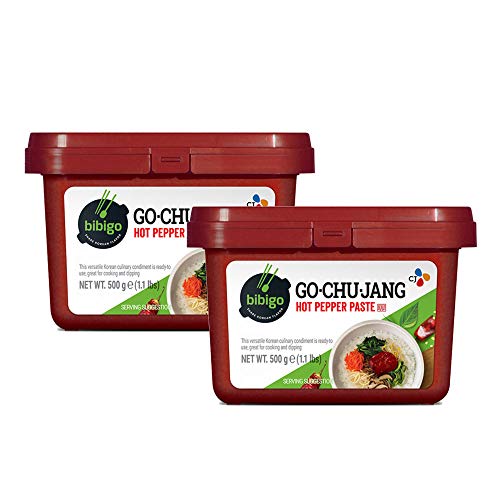 CJ Bibigo Hot Pepper coreana Incolla (Gochujang) 500g (pacchetto di 2)