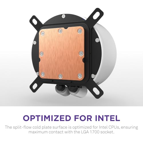 Nzxt Kraken Elite 280 Rgb - Aio Cpu Liquid Cooler - 280Mm Radiator - F280 Rgb Core Fan - Customizable 2.72" Ips Lcd Turbine Pump - Intel® Lga 1700, 1200/115X, 1851 - Amd® AM5, AM4 - White - 12
