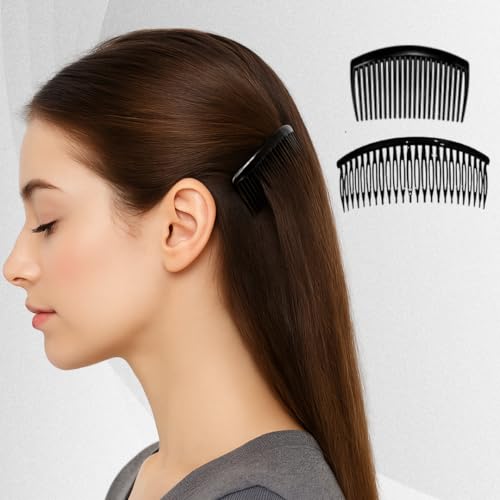 Image of ASPIRE-T Side Comb Side Hairpins Hair Clips Jooda Pins Bridal Hair Comb Clips French for Hair Acrylic Plastic Hair Accessories For Women And Girls (Half Comb 07)