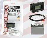 Hardline Products USA Digital Hour Meter & Tachometer – OEM Replacement for Toro - MTD - Cub Cadet - Bad Boy - Troy Built - Briggs and Stratton– Waterproof Inductive Maintenance Gauge – N310