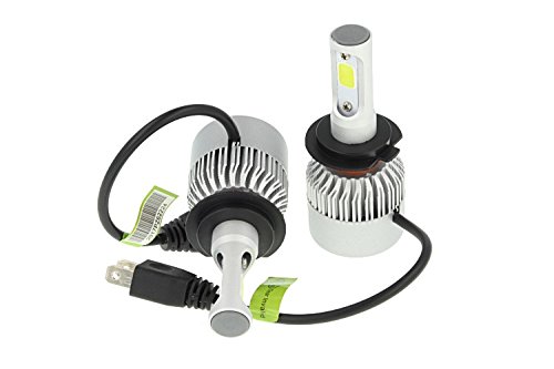 Kit Full Led Cob H7 30W Con Ventilatore 12V 24V Attacco Smontabile All In One Senza Driver 3000 Lumen