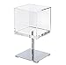 AMKO CSR-EUS Countertop Jewelry Display-Square, Easy to Open Square Top, Chrome