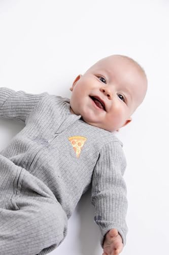 Image of monica + andy Double Zipper One Piece, 100% Organic Baby Clothes for Girls & Boys, Unisex, Preemie, Newborn & Infant Sizes