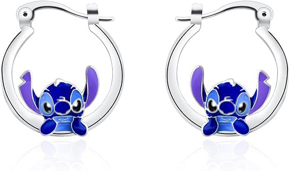 SANCHYA Pendientes para Niñas y Mujeres, Cartoon Pendientes, Pendientes de Niña, Pendientes de Dibujos Animados, Pendientes de Animados, Pendientes Colgantes para Niños Mujeres, Regalo para Niña